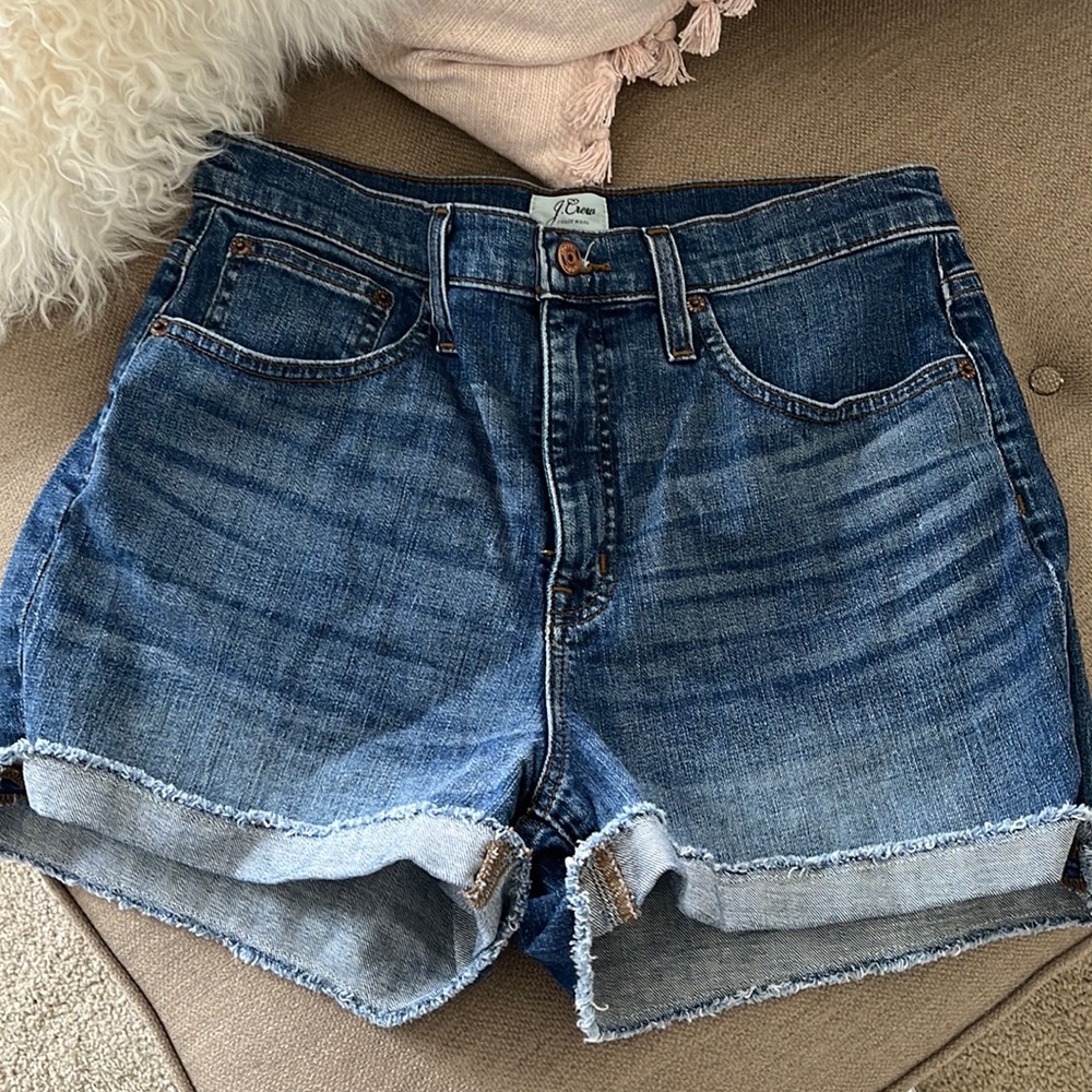 JCREW Denim Shorts 28 6